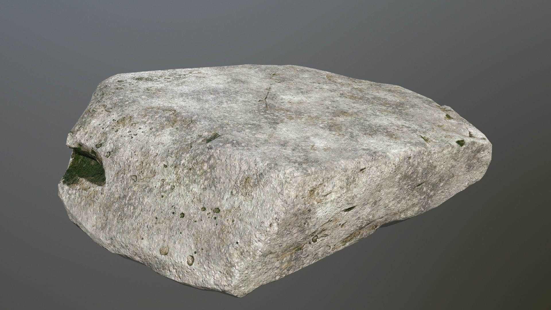 rock set Low-poly 3D model_8
