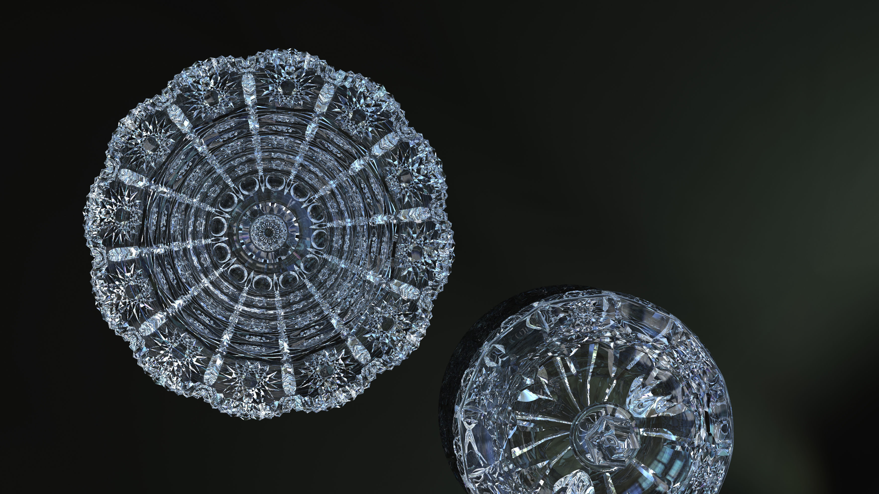 DECORE SET crystal glassware 3D print model_4