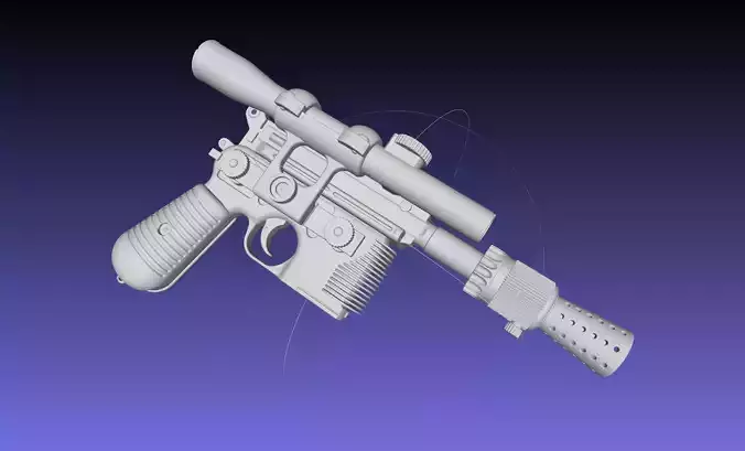 Star Wars Han Solo Blaster Basic Model 3D model