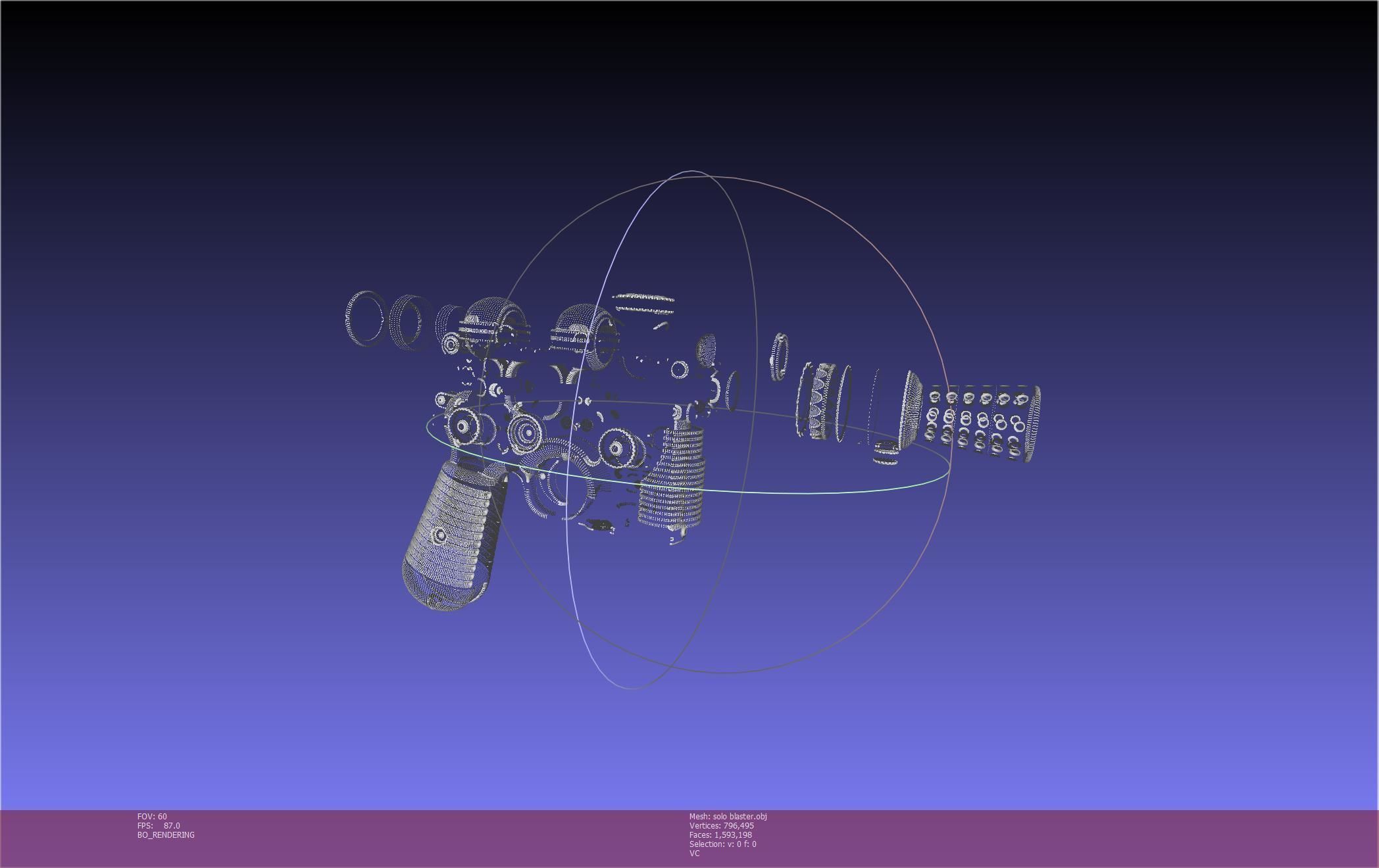 Star Wars Han Solo Blaster Basic Model 3D model_101