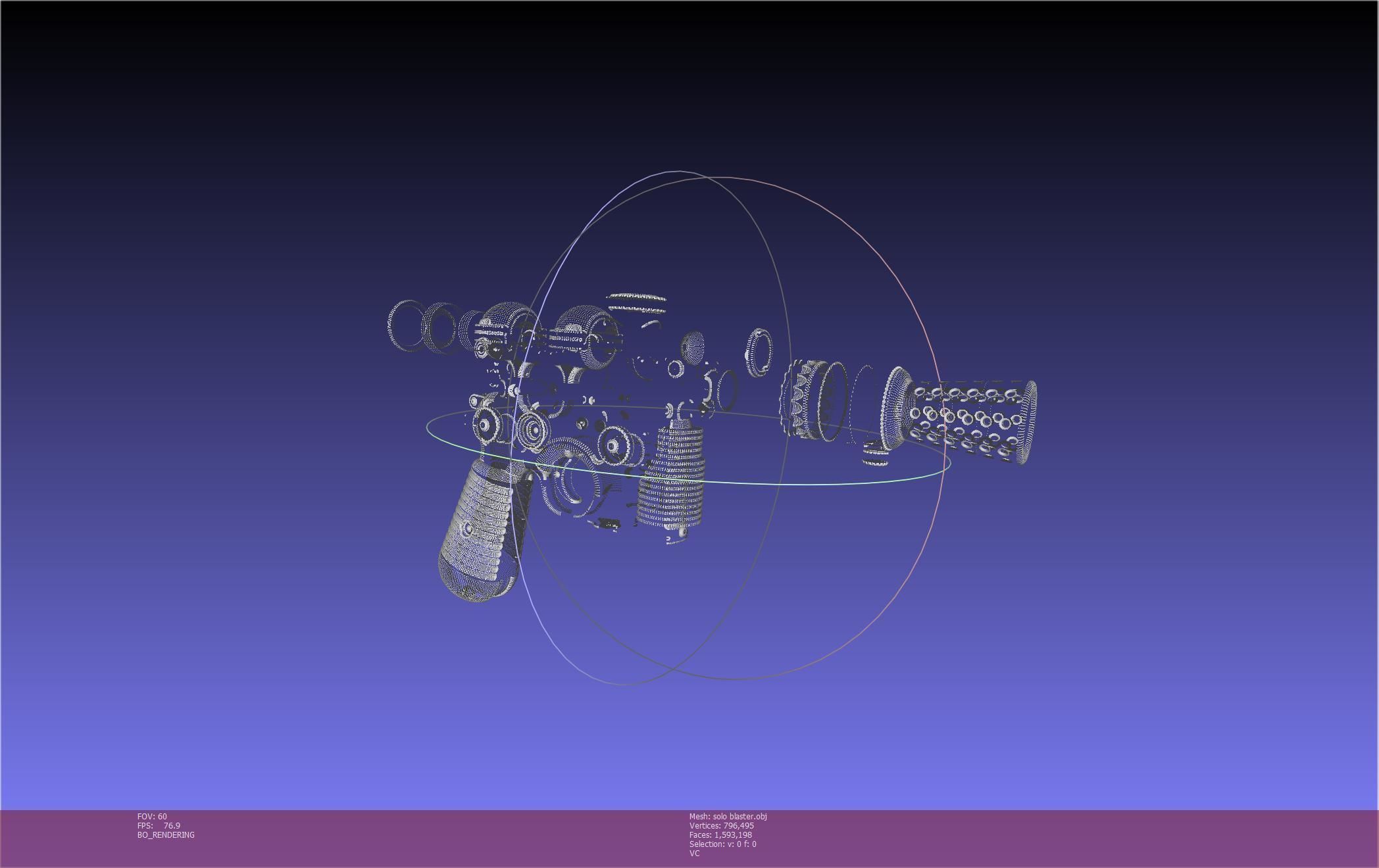 Star Wars Han Solo Blaster Basic Model 3D model_103