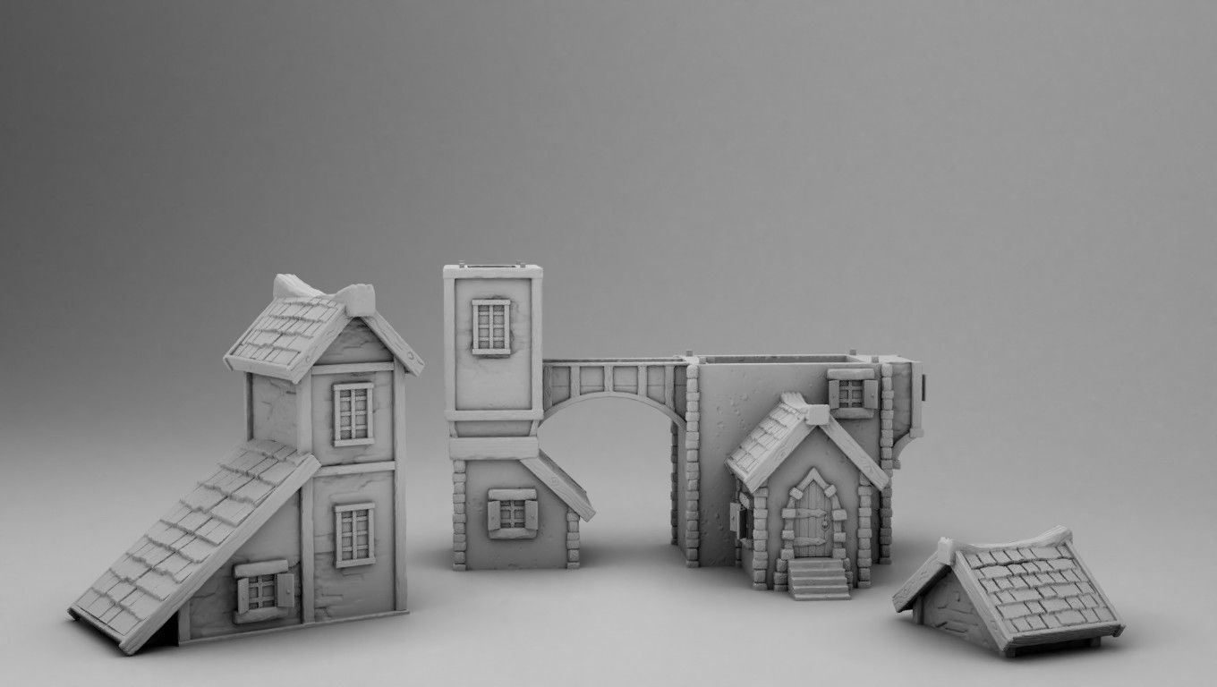 House for 3D printing 3D model 3D printable CGTrader