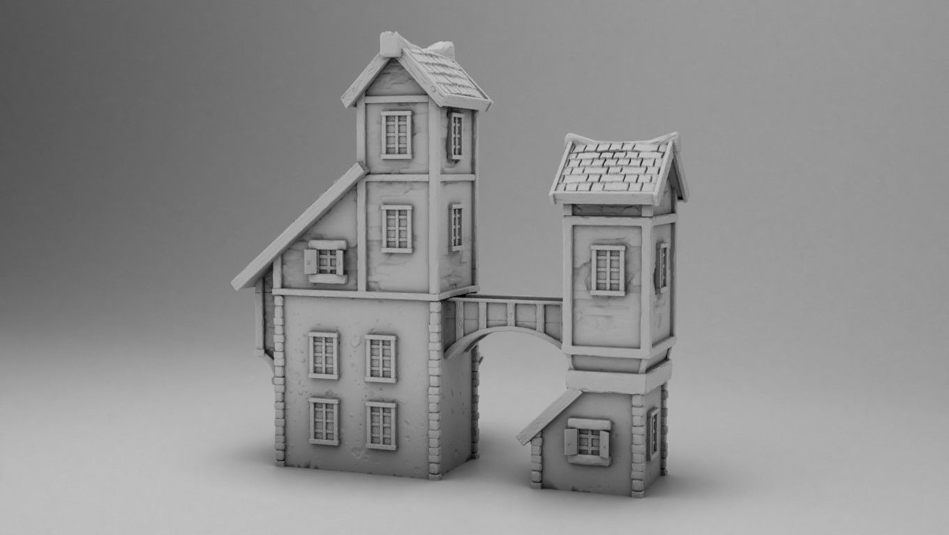 House for 3D printing 3D model 3D printable CGTrader