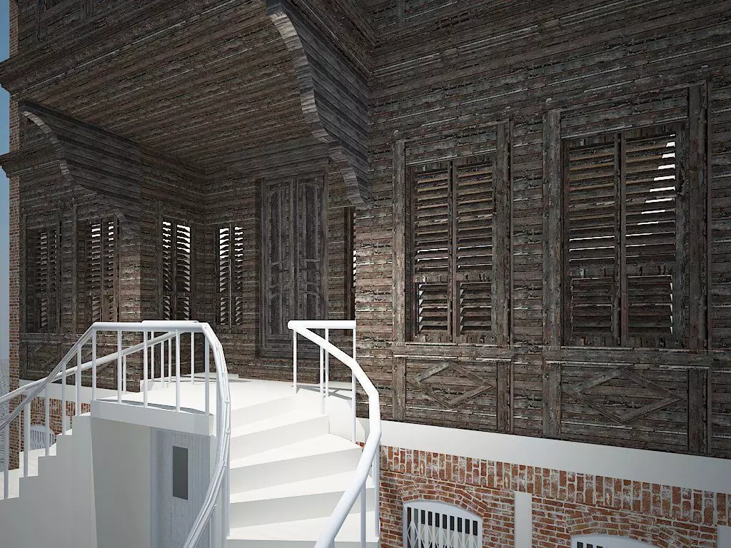 3D ARCHITECTURAL PAVILION DESIGN Free low-poly 3D model