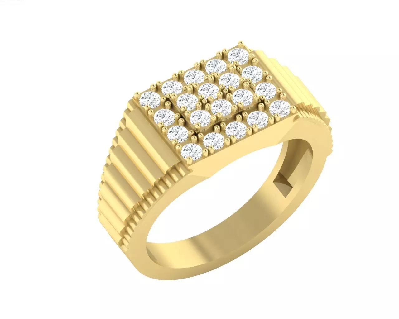 CNGR GENTS RING 8 3D print model_0
