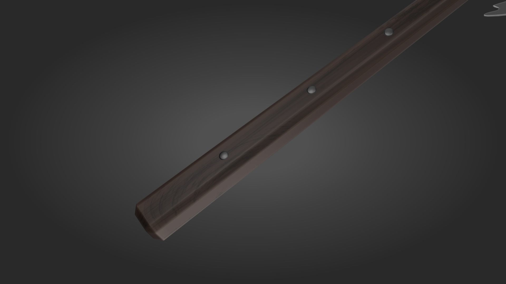 Horsemans Axe PBR Low-poly 3D model_3