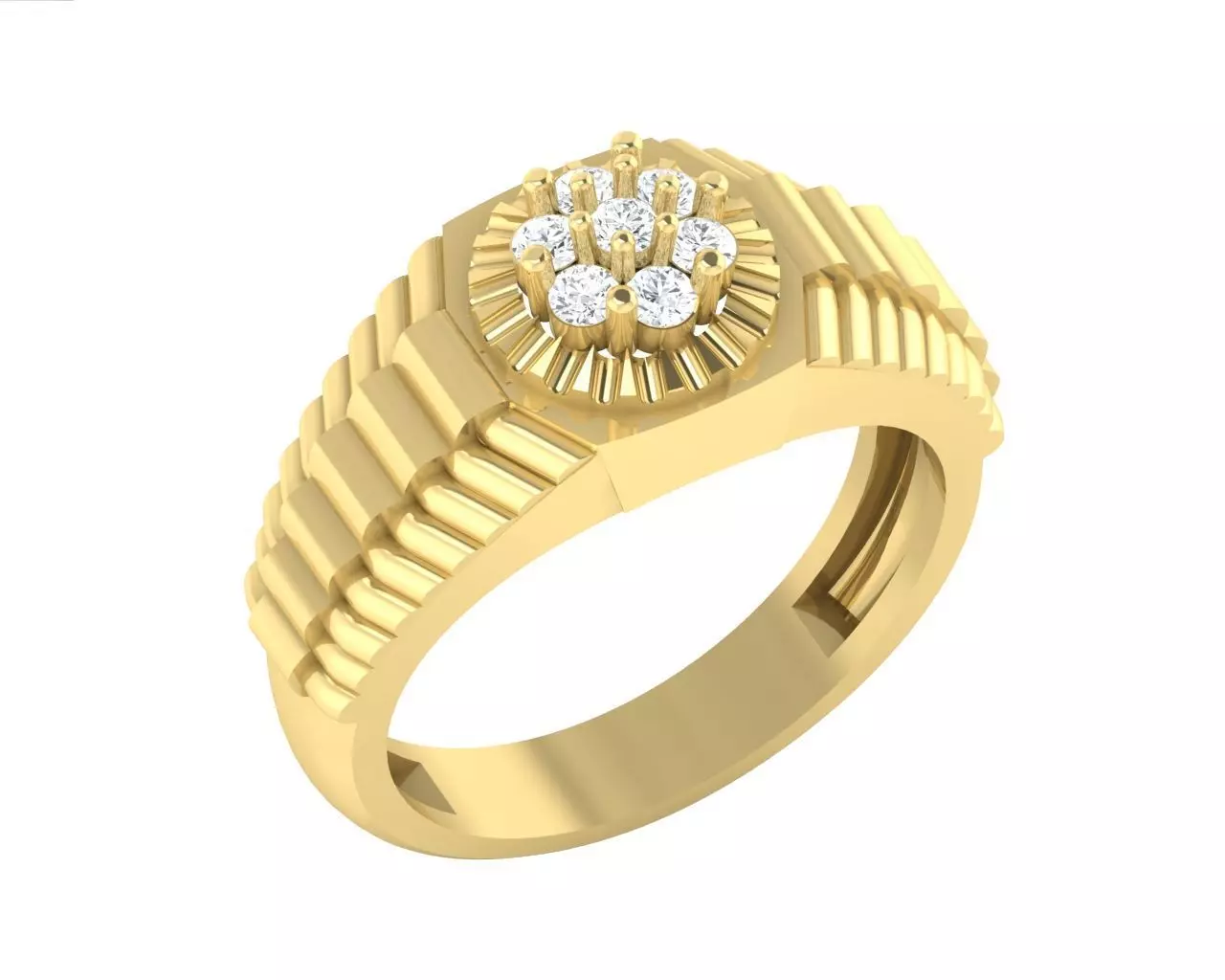 CNGR GENTS RING 10 3D print model_0
