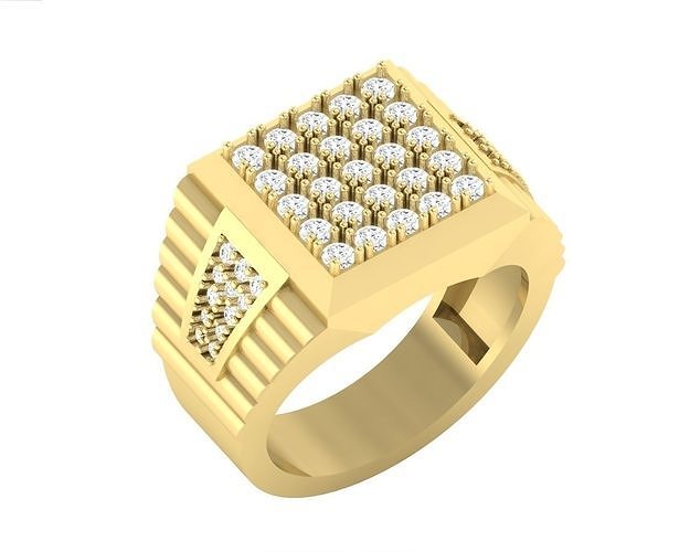 CNGR MENS RING 11 3D print model