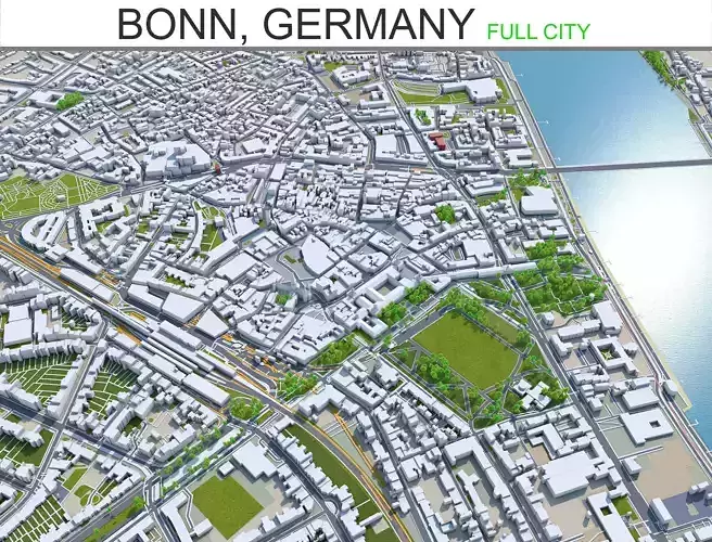 Bonn City in Germany 60km
