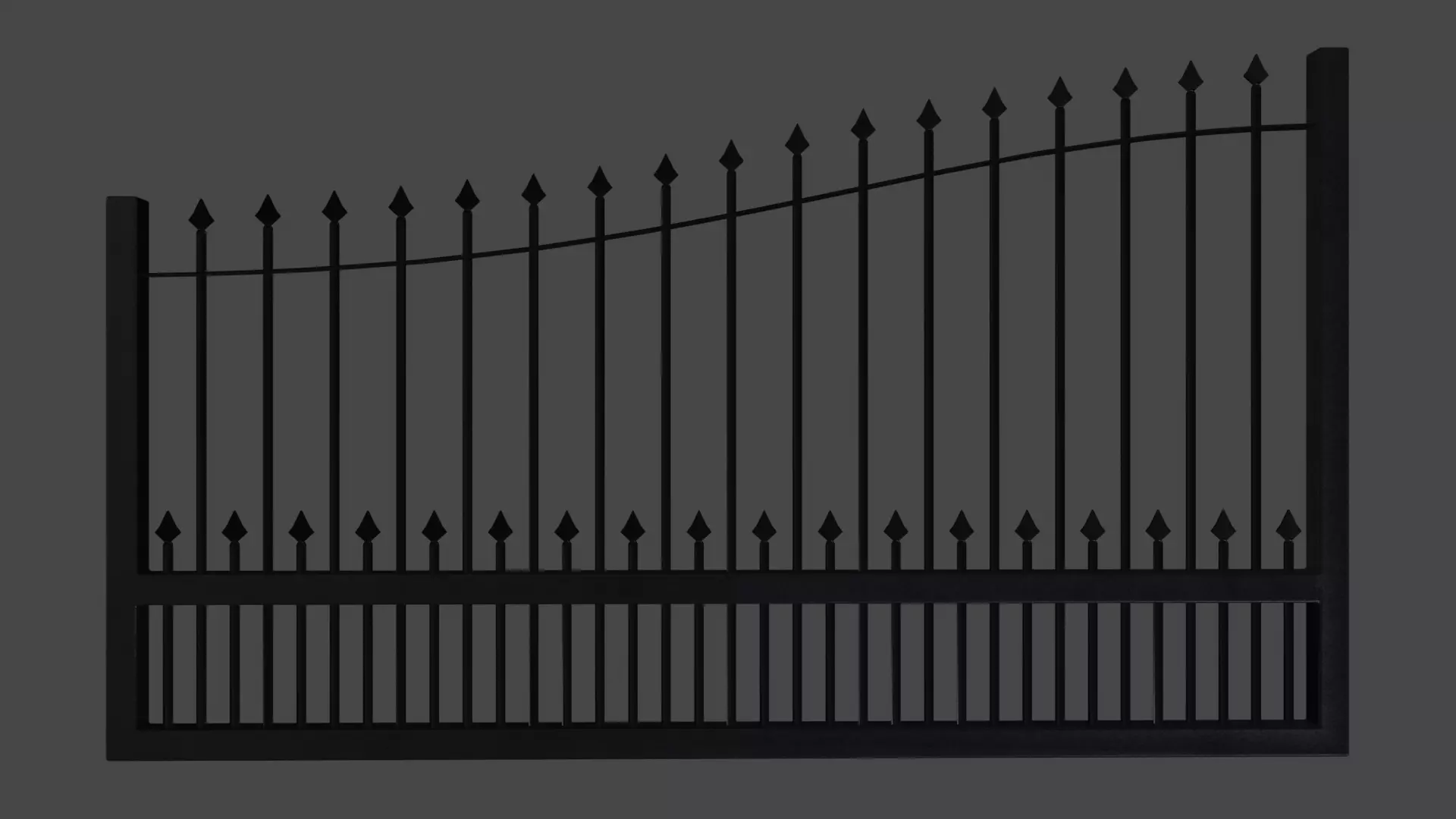 House Gate Free 3D model
