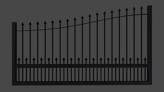 House Gate Free 3D model