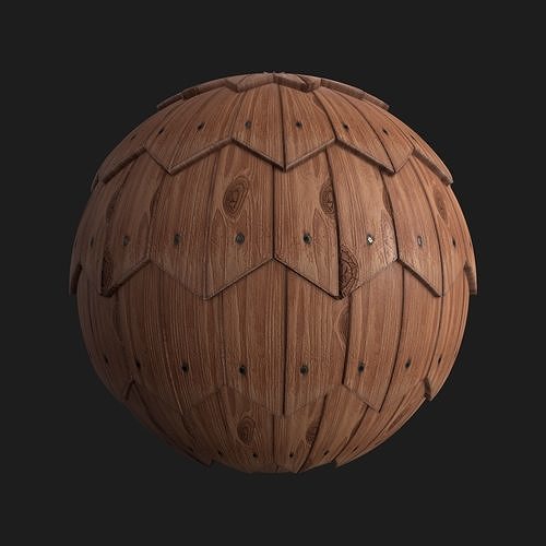 Shingle PBR Material Texture