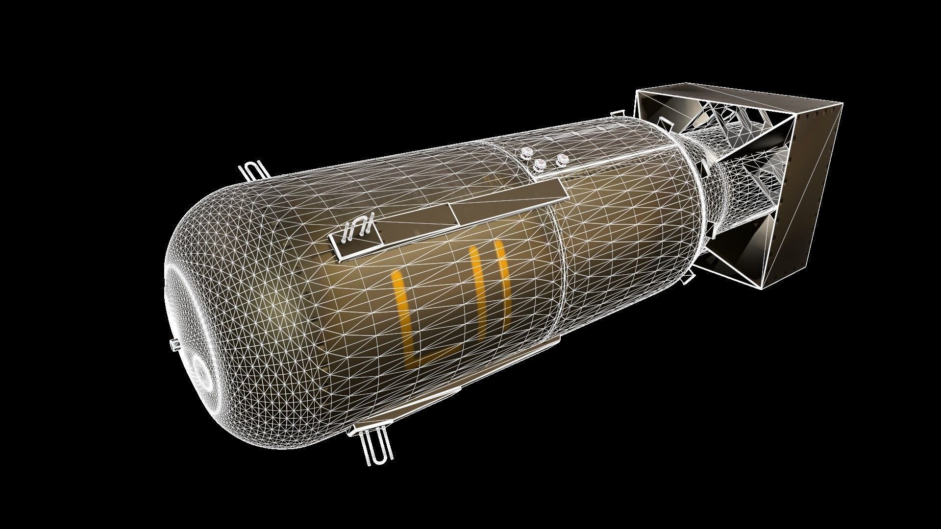 fat man and little boy nuclear weapon pack  3D model_16