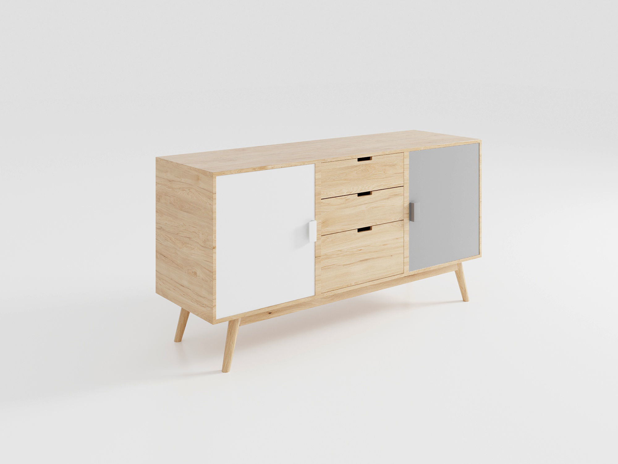 Photorealistic scene - Beautiful living room 3D model_5