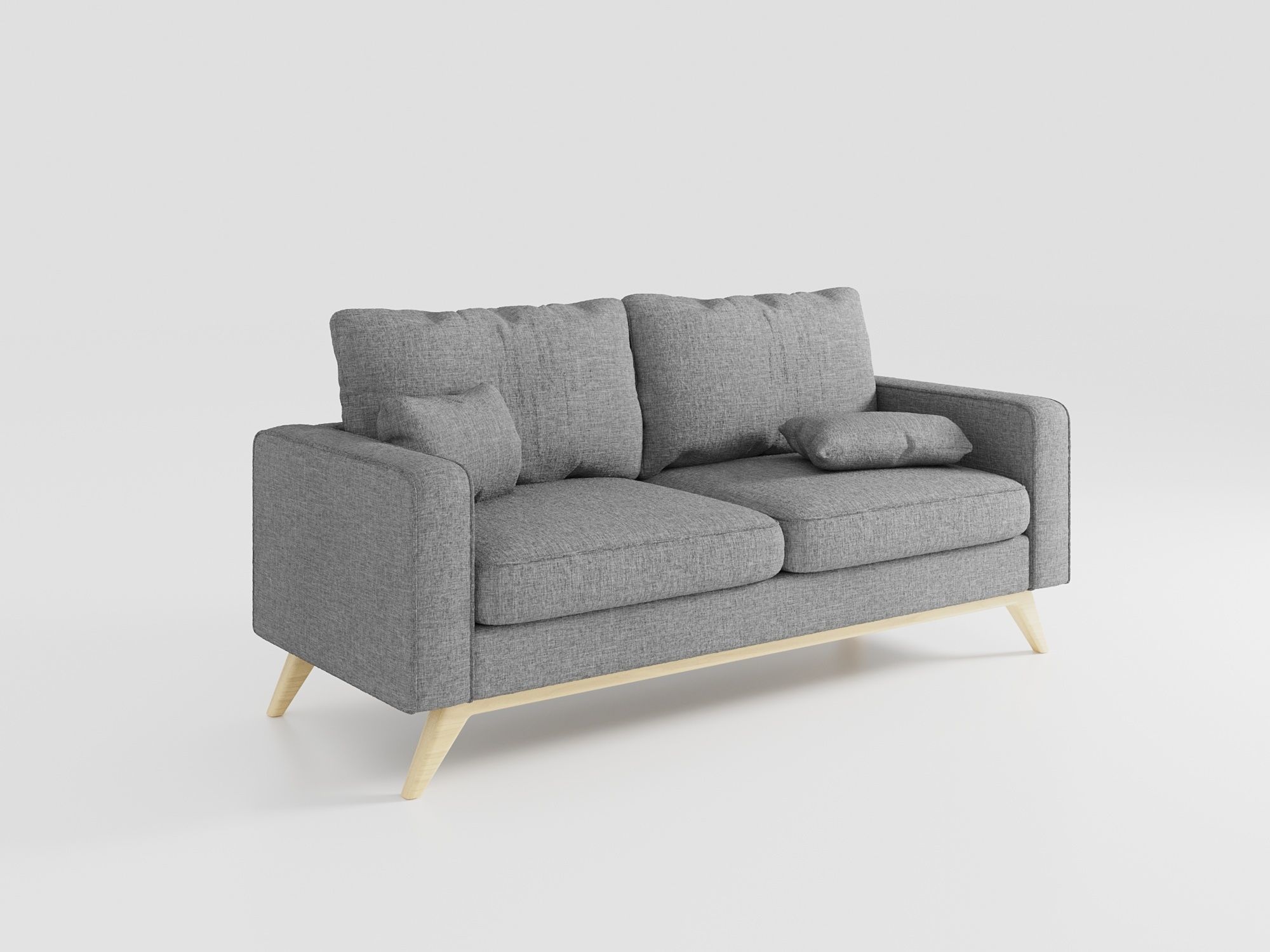 Photorealistic scene - Beautiful living room 3D model_6