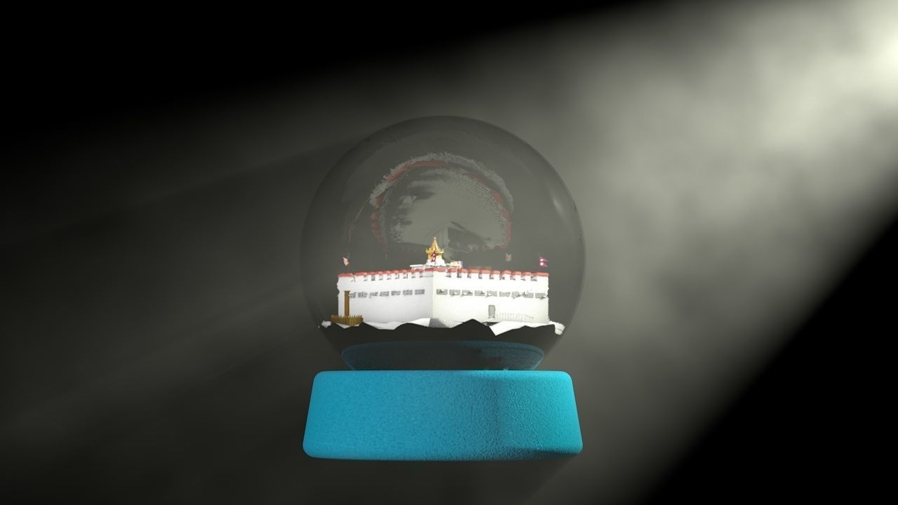 Maya Devi Temple 3D Model - Lumbini Nepal 3D model_5