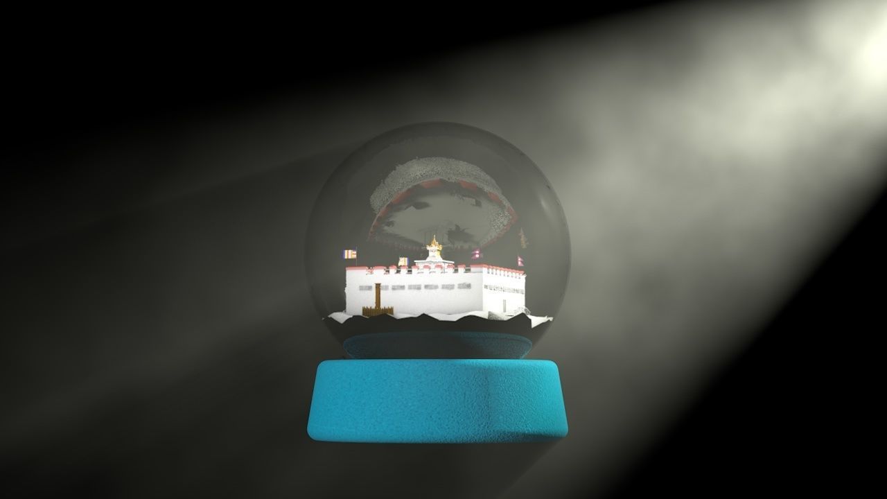 Maya Devi Temple 3D Model - Lumbini Nepal 3D model_7