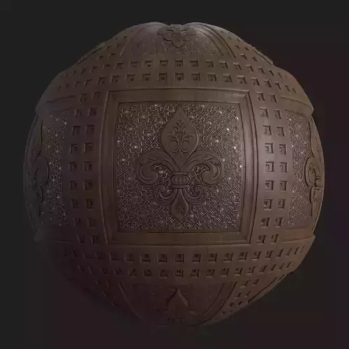 Wooden Panels PBR Material
