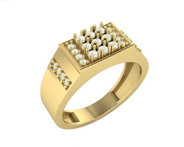 CNGR MENS RING 16 3D print model