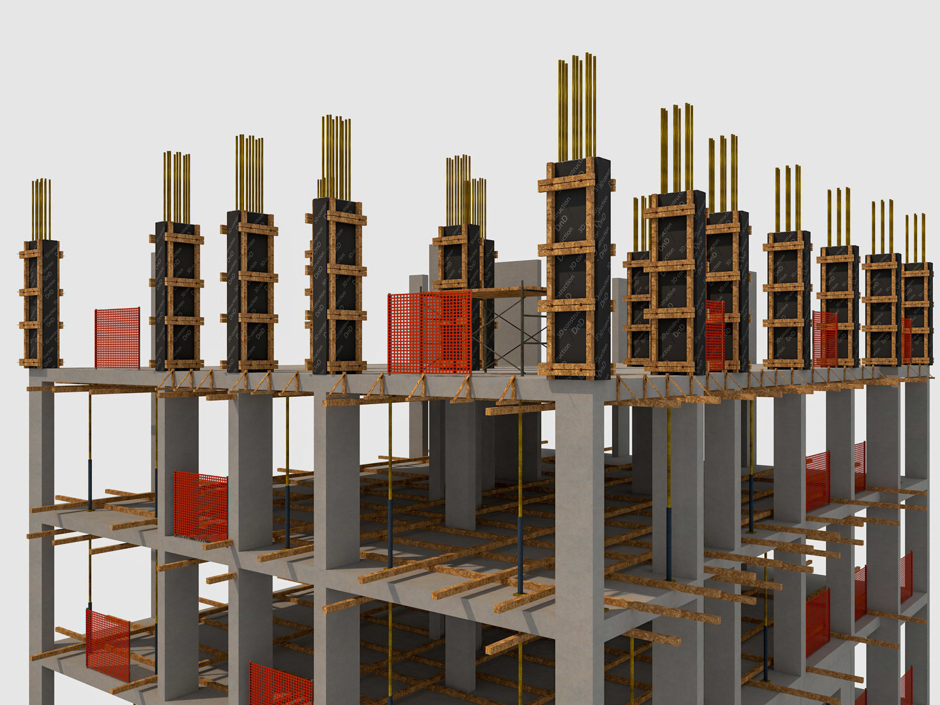 Construction Scene 3D model_7