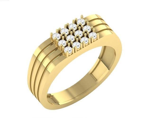 CNGR MENS RING 17 3D print model