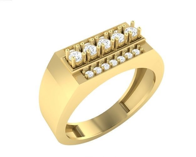 CNGR MENS RING 18 3D print model