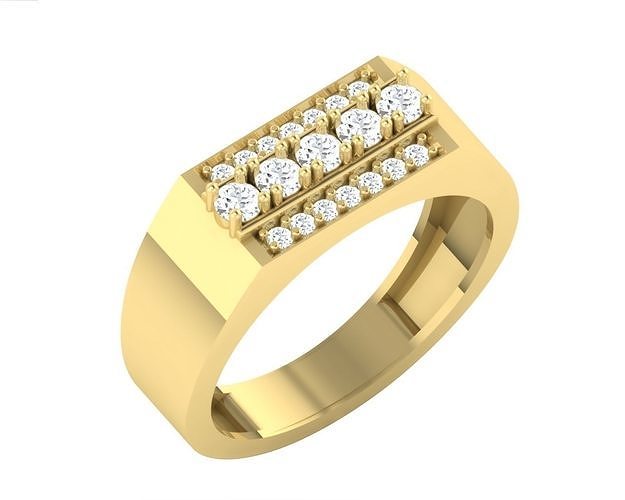 CNGR MENS RING 19 3D print model