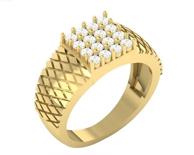CNGR MENS RING 21 3D print model