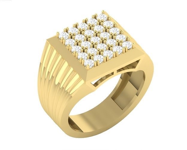 CNGR MENS RING 22 3D print model