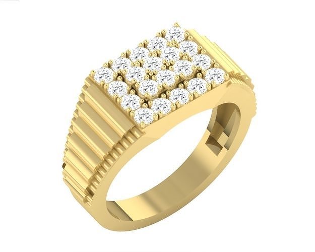 CNGR MENS RING 23 3D print model