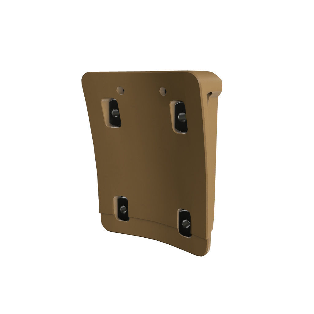 Armorwerx GSGM Night Vision Helmet Mount and shroud Wilcox PBR  Low-poly 3D model_19