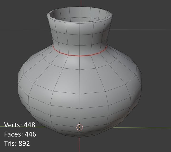 Clay Pots Low-poly 3D model_17