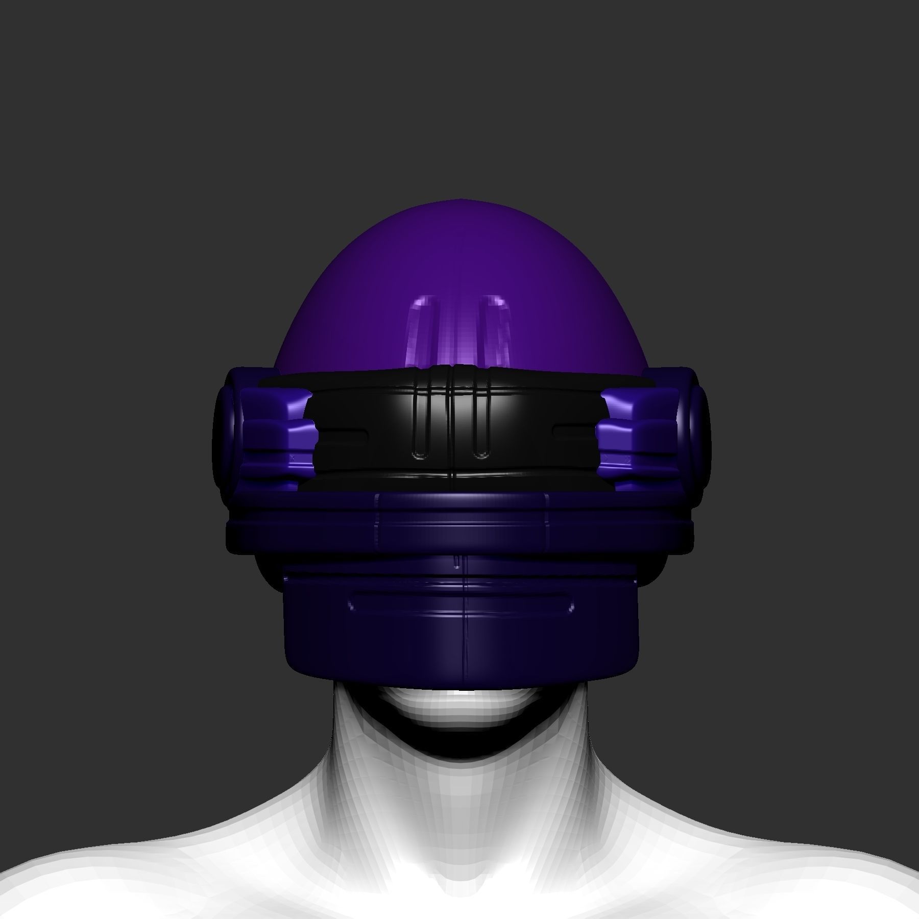 helmet high poly sculpt 3d printable ver 7 3D model 3D model_1