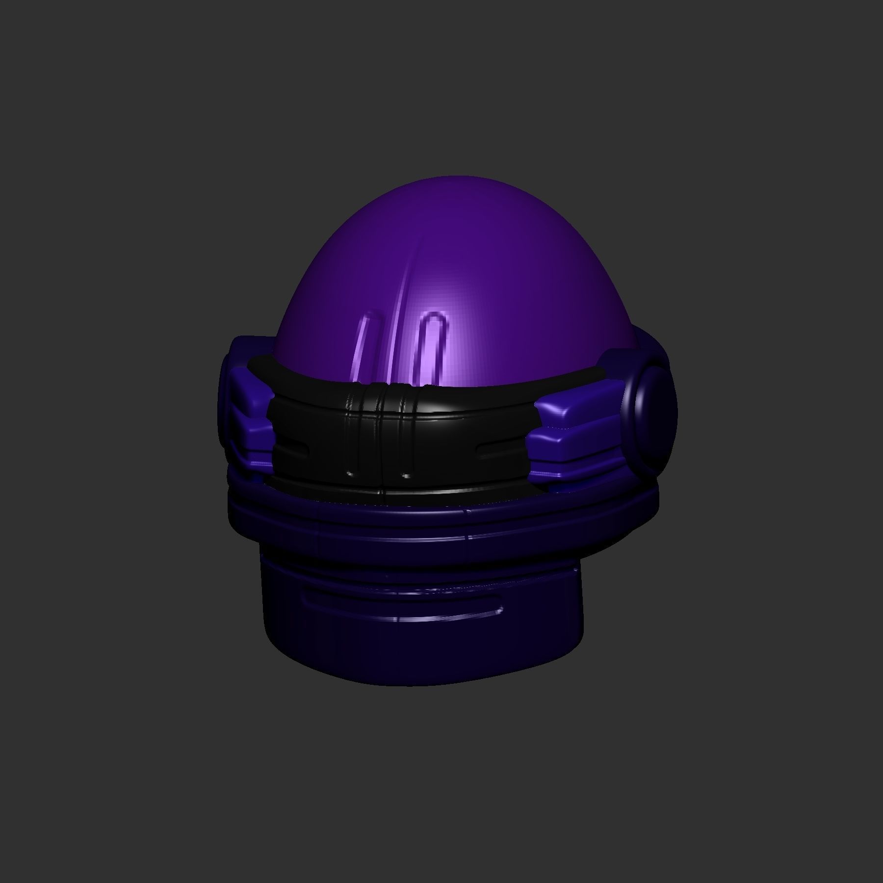 helmet high poly sculpt 3d printable ver 7 3D model 3D model_2