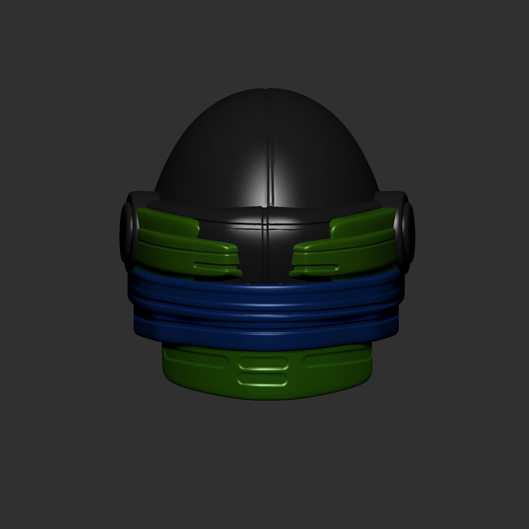 helmet high poly sculpt 3d printable ver 7 3D model 3D model_2