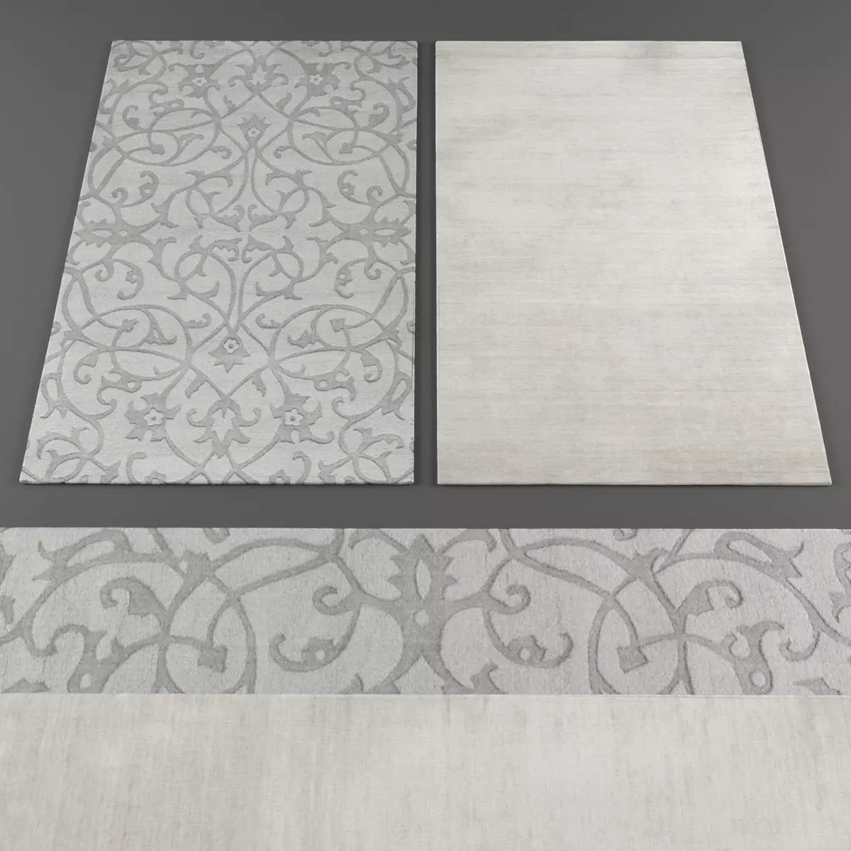 Rugs collection 199 Low-poly 3D model_0