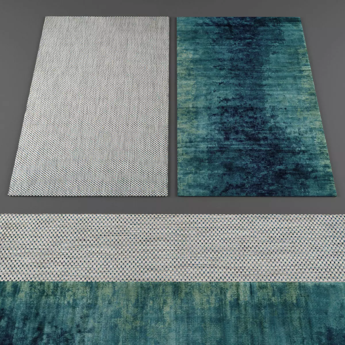 Rugs collection 200 Low-poly 3D model_0