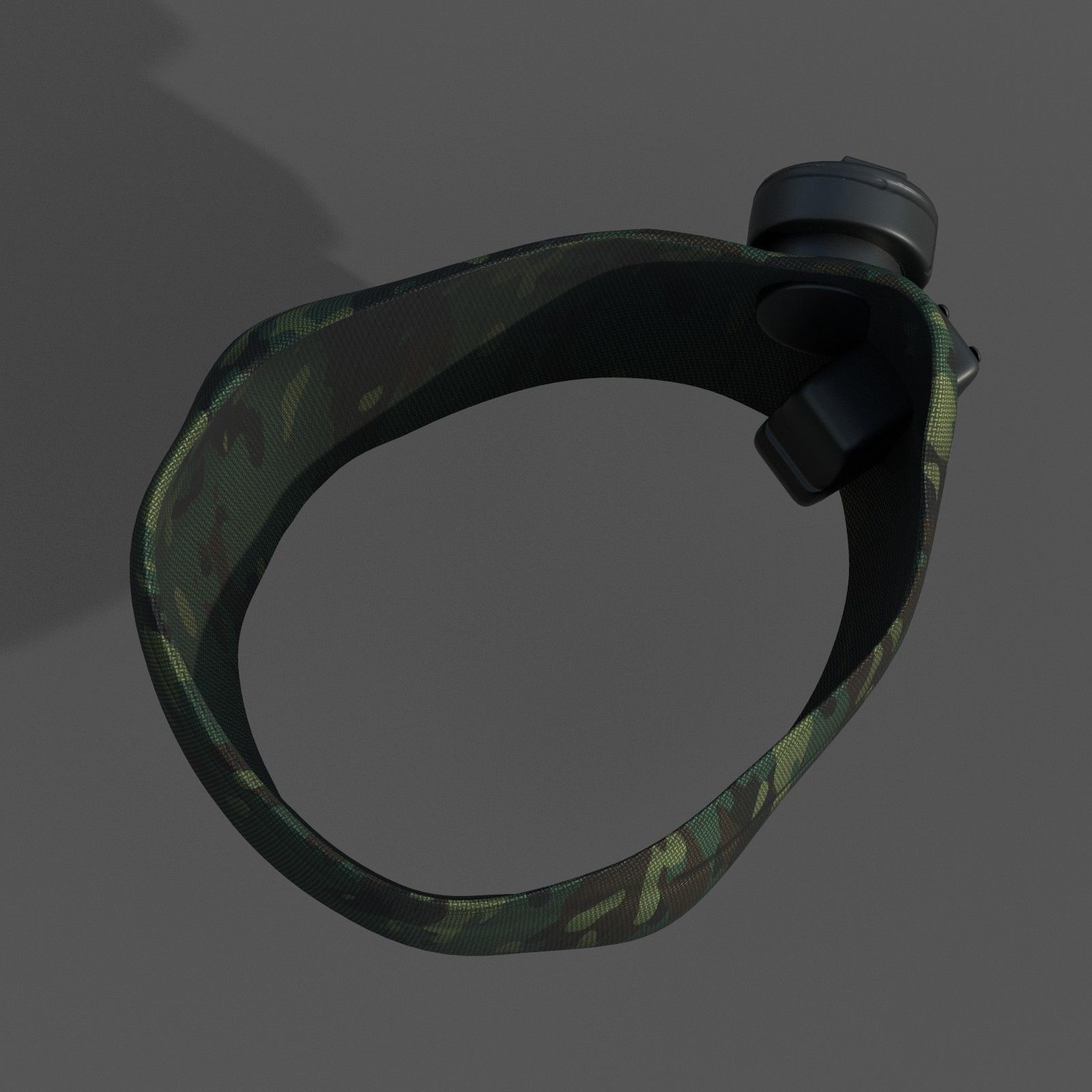 Gas mask respirator scifi futuristic 3D model_8