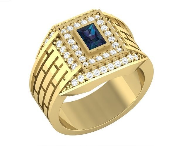 CNGR MENS RING 30 3D print model