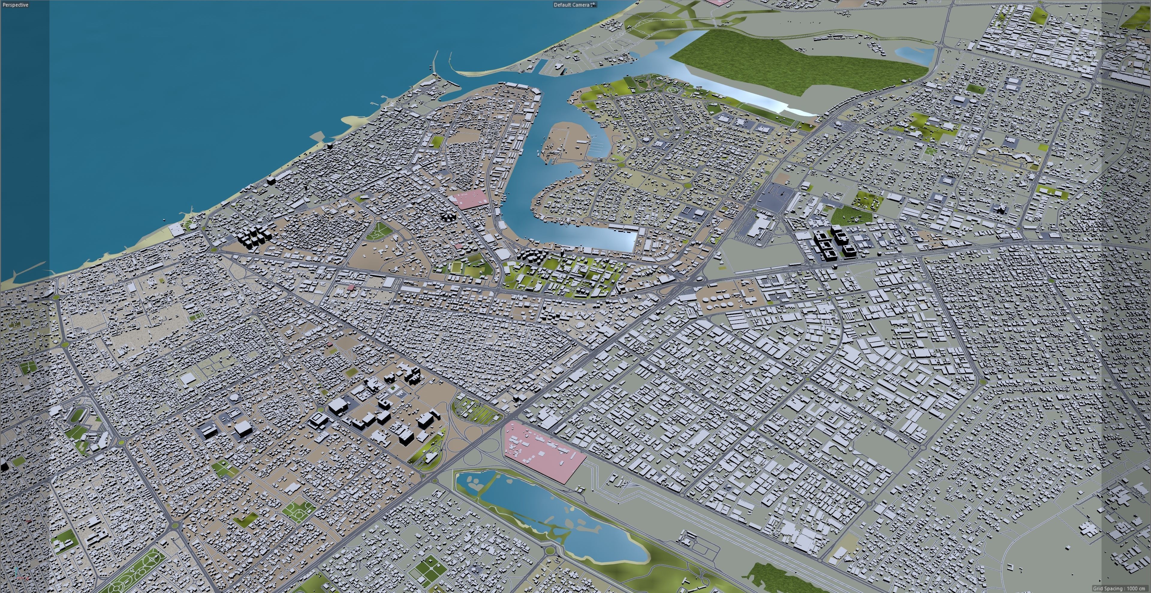 Ajman UAE 40km Low-poly 3D model_16