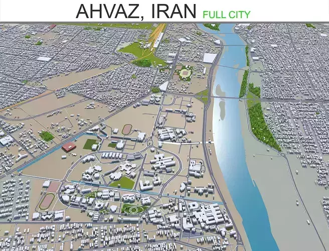 Ahvaz Iran 30km