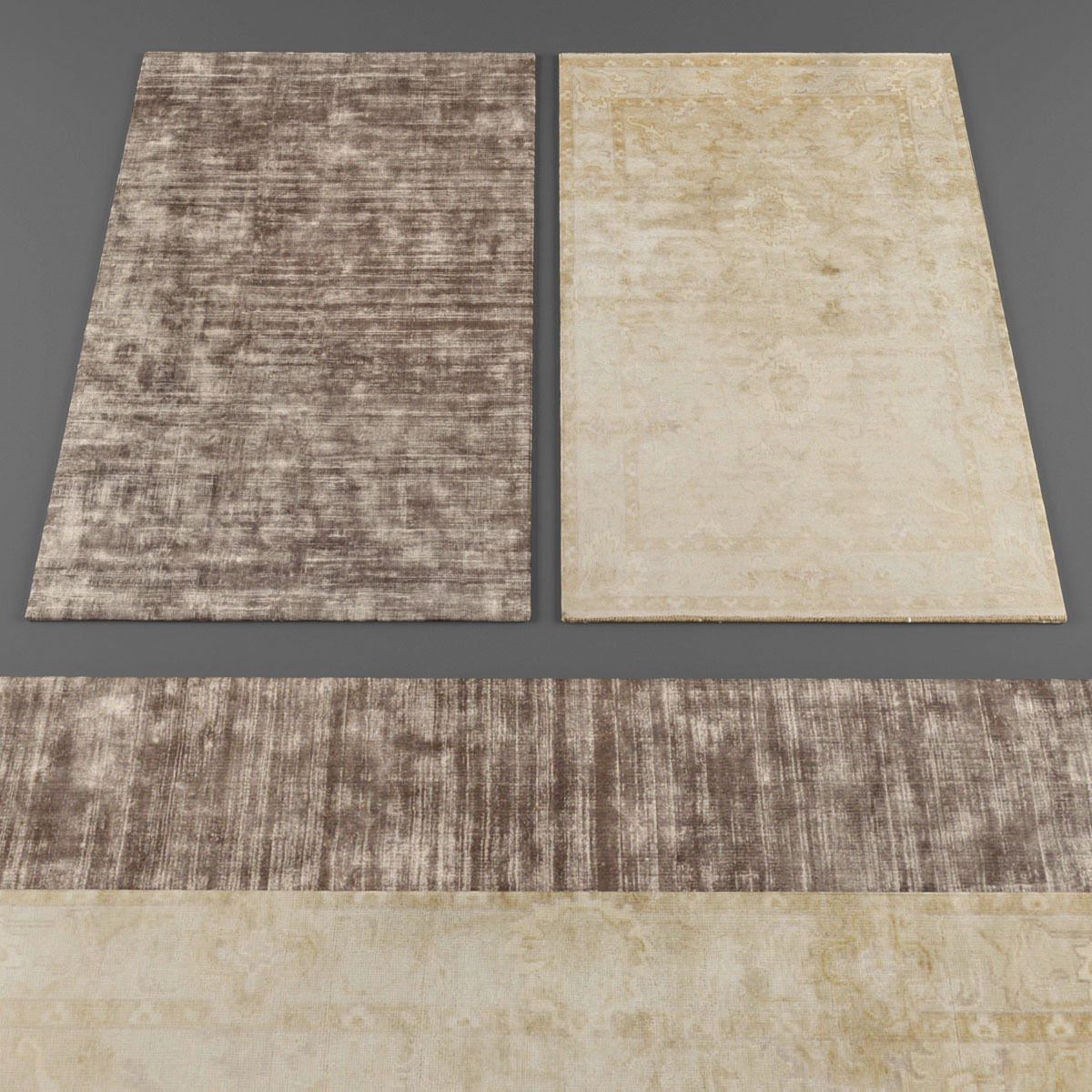 Rugs collection 203 Low-poly 3D model_2