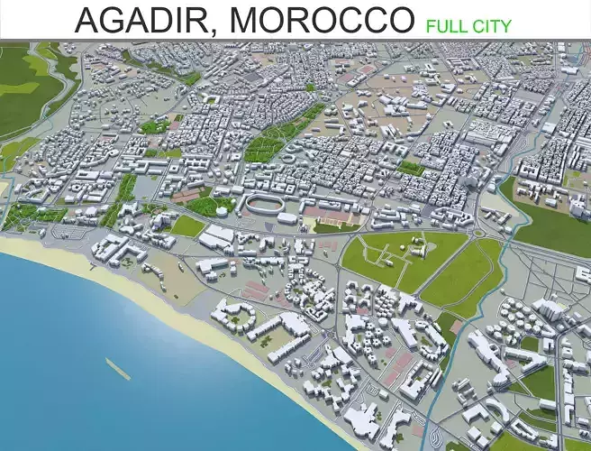 Agadir City Morocco 20km