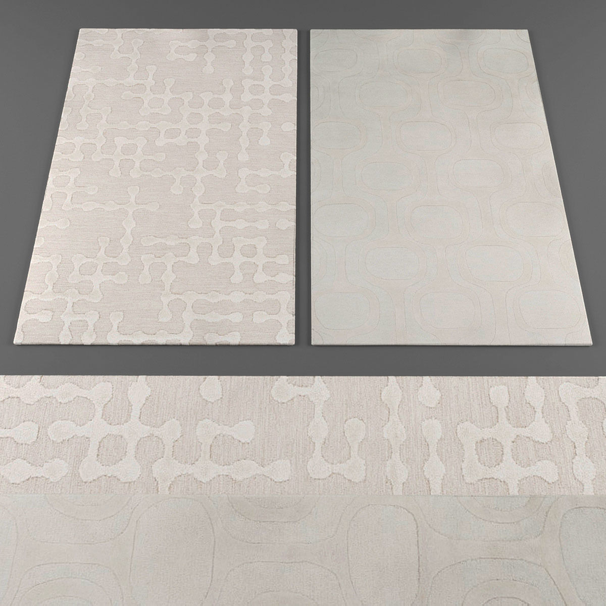 Rugs collection 204 Low-poly 3D model_2