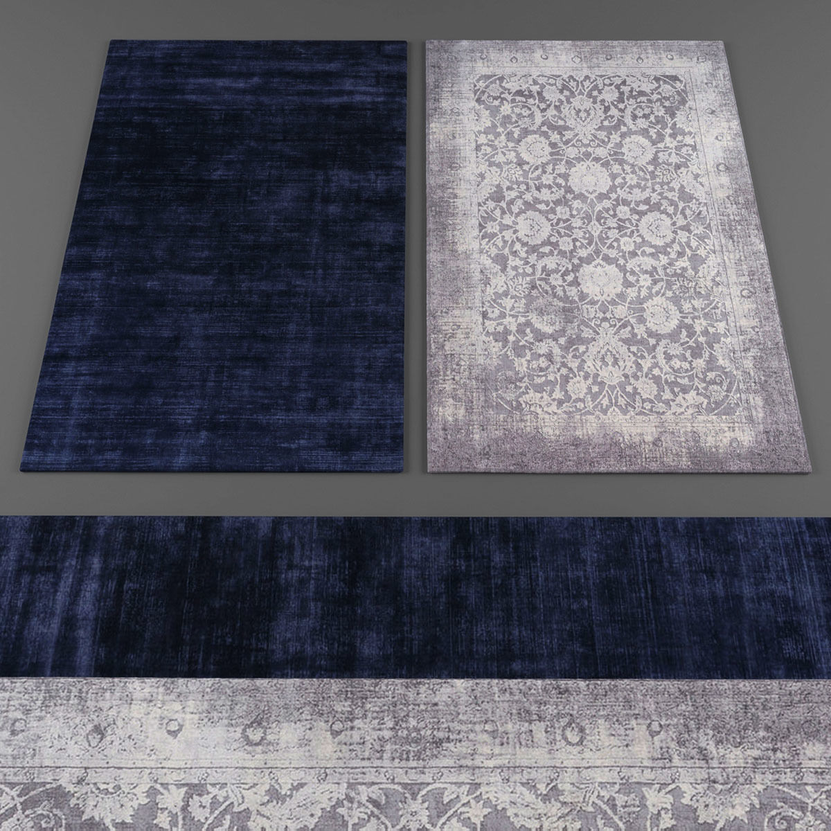 Rugs collection 205 Low-poly 3D model_2