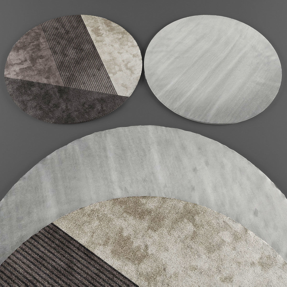 Rugs collection 206 Low-poly 3D model_1