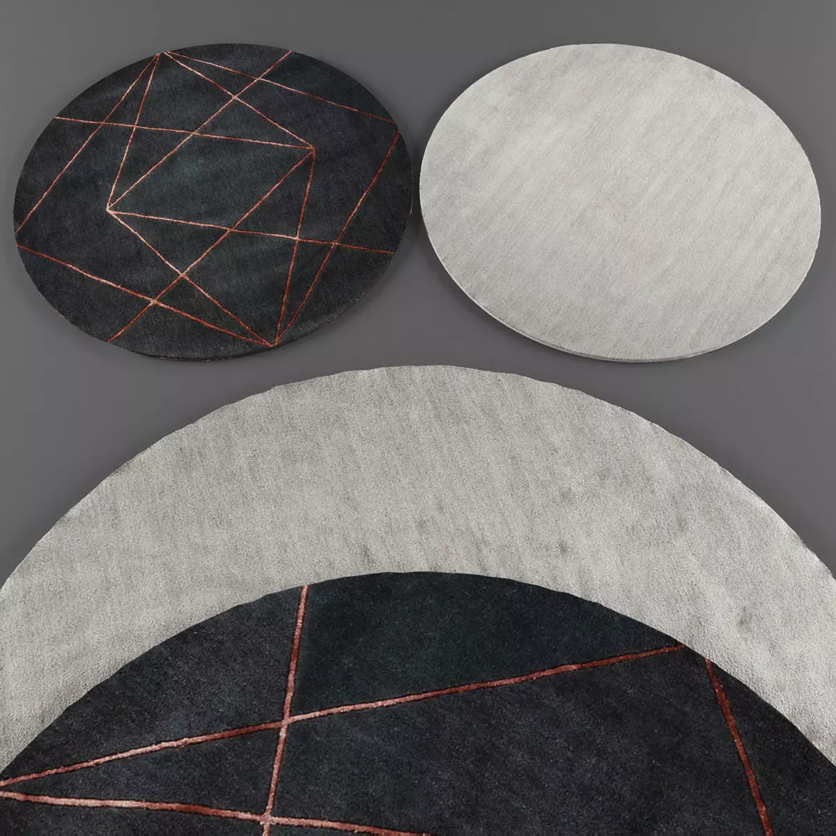 Rugs collection 206 Low-poly 3D model_0