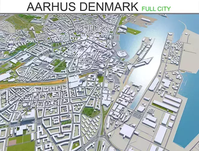 Aarhus City Denmark 80km