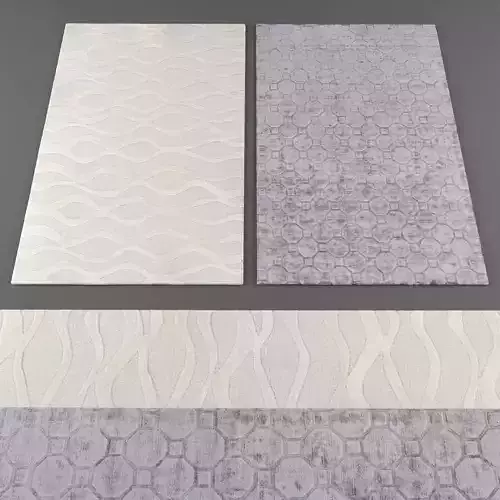 Rugs collection 208 Low-poly 3D model