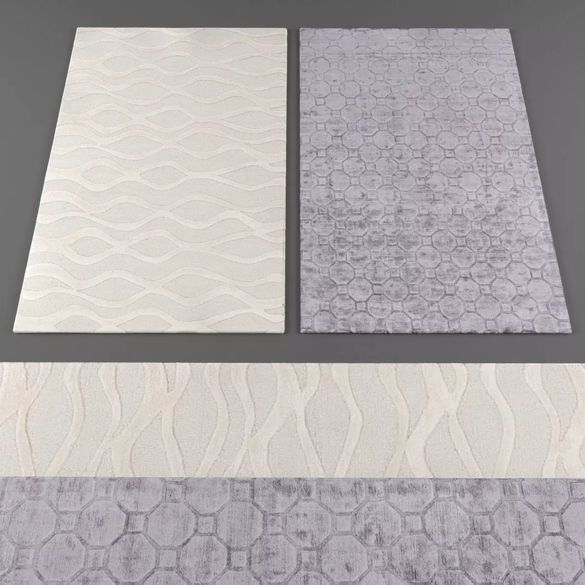 Rugs collection 208 Low-poly 3D model_0